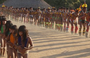 Xingu-Indianer-Kuarup-Fest